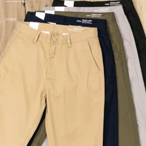 SIMWOOD 2024 Autumn New Casual Pants Men Cotton Slim Fit Chinos Fashion Trousers Male Brand Clothing Plus Size Pant 482