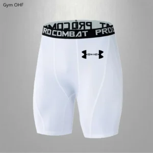 Fitness, training, quick drying, breathable, super elastic men's tight shorts