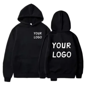 DIY Custom Your Brand LOGO  Men Women Casual Hoodie  Top Solid Color Pullover Street Personality Sweatshirt Custom Gifts