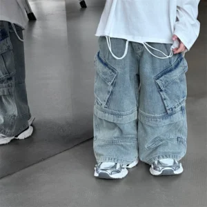 Boys Jean Pants Long Trousers Cotton 2024 New Arrive Spring Autumn Baby's Kids Pants Teenagers Outwear Children's Clothing