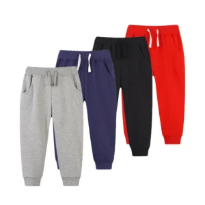 Jumping Meters 2-7T Fashion Solid Boys Girls Trouser Hot Selling Boys Girl Summer Toddler Clothes Drawstring Kids Sweatpants