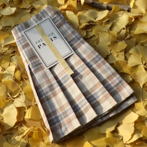 Skirts Fall Clothes 2024 Women Skort Korean Style Harajuku Fashion Girls Falda Short De Mujer High Waist Plaid Pleated Skirt