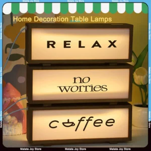 Wooden Desktop Decorative Lights Bedroom Lamps Home Decor Atmosphere Lights Gifts Light Walnut Wood Modern Simple USB Plug-In