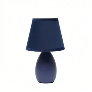 Oval Egg Ceramic Mini Table Lamp for Bedroom, Bedside for Nightstands, Table Lamp for Living Room,Suitable for Small Space