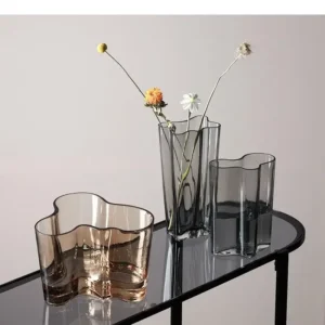 Hydroponics Glass Vase Simple Transparent Flower Pots Decorative Arrangement Desk Decoration Floral Vases Modern Decor