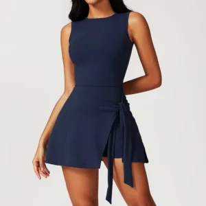 Cloud Hide SEXY Tennis Skirts Sports Dress Golf Gym Yoga Dresses Women Girl Running Workout Long Skirt Fitness One Piece Dress