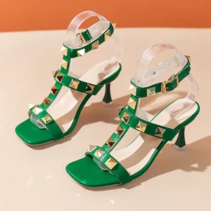 Crystal Fashion  Flip Flops Pumps Femme Zapatos Slides Pumps Women High Heels Sandals Dress Shoes Summer Chunky Beach Slippers