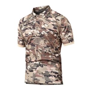 Men’s Tactical Military Camouflage T-Shirt – Quick-Dry Outdoor Army Tee