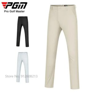 PGM Men Business Golf Trousers Straight Fit Breathable Quick Dry Pants