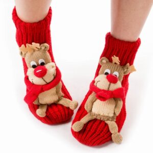 3D Animal Print Thermal Socks – Warm Cute Winter Socks for Women & Men